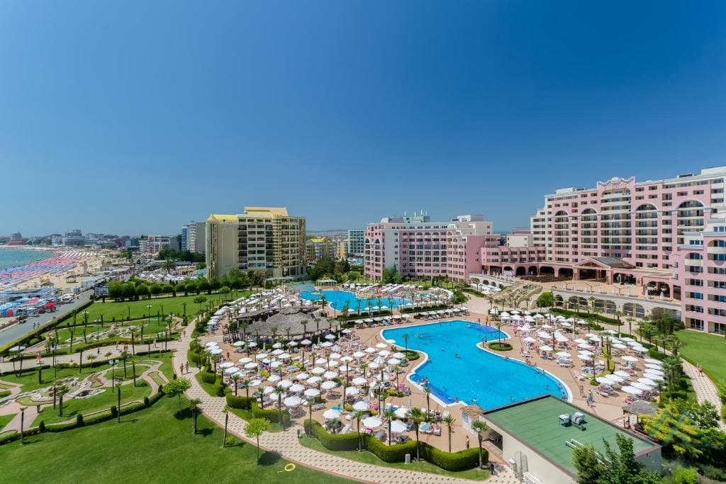 Apartmán s výhľadom na more priamo pri pláži v komplexe Majestic, Slnečné pobrežie, Bulharsko - foto 19