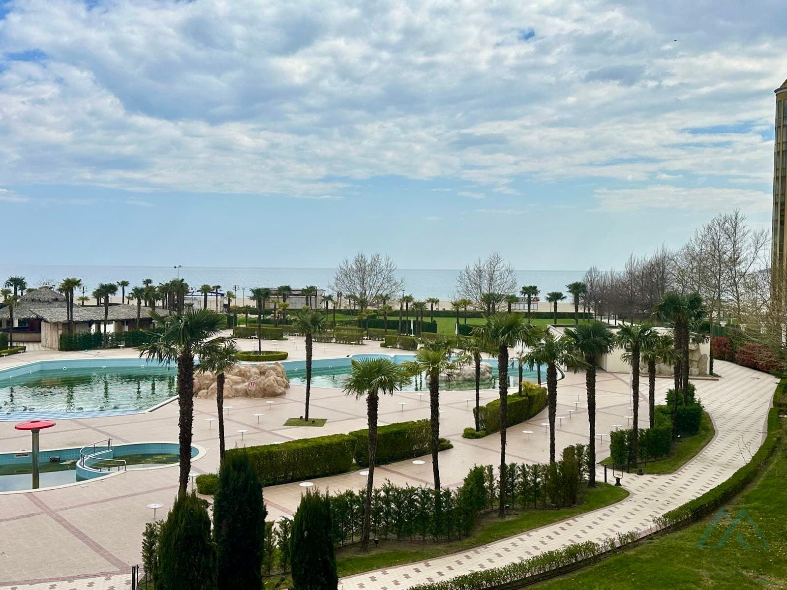 Apartmán s výhľadom na more priamo pri pláži v komplexe Majestic, Slnečné pobrežie, Bulharsko - foto 17
