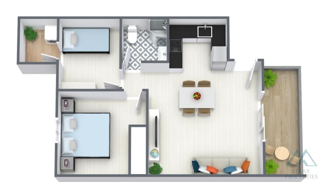 3 izbový apartmán, výhľad na more, 500m od pláže, La Mata, Španielsko - foto 18