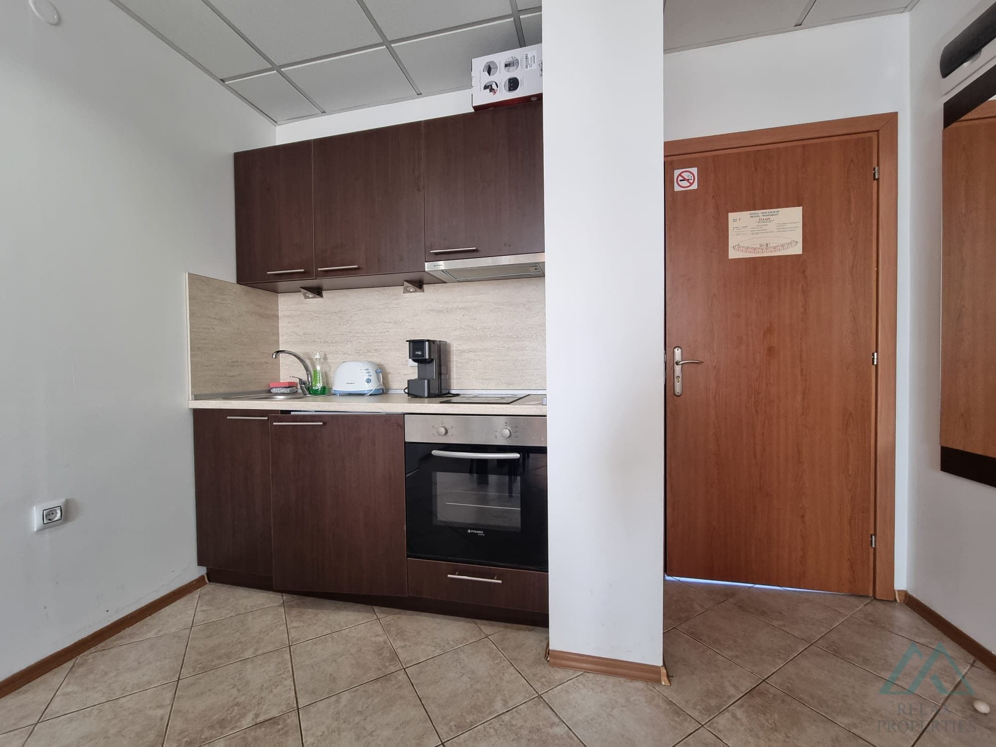 2-izbový apartmán s výhľadom na bazén, 200 m od pláže – Poseidon, Slnečné pobrežie - foto 6