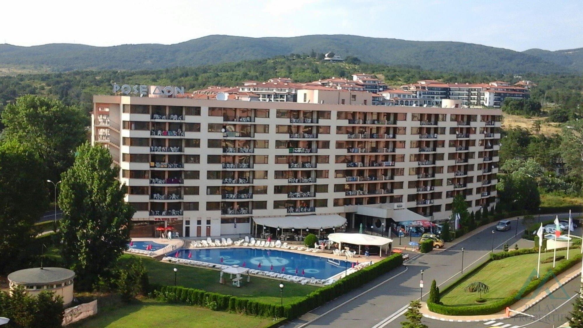 2-izbový apartmán s výhľadom na bazén, 200 m od pláže – Poseidon, Slnečné pobrežie - foto 18
