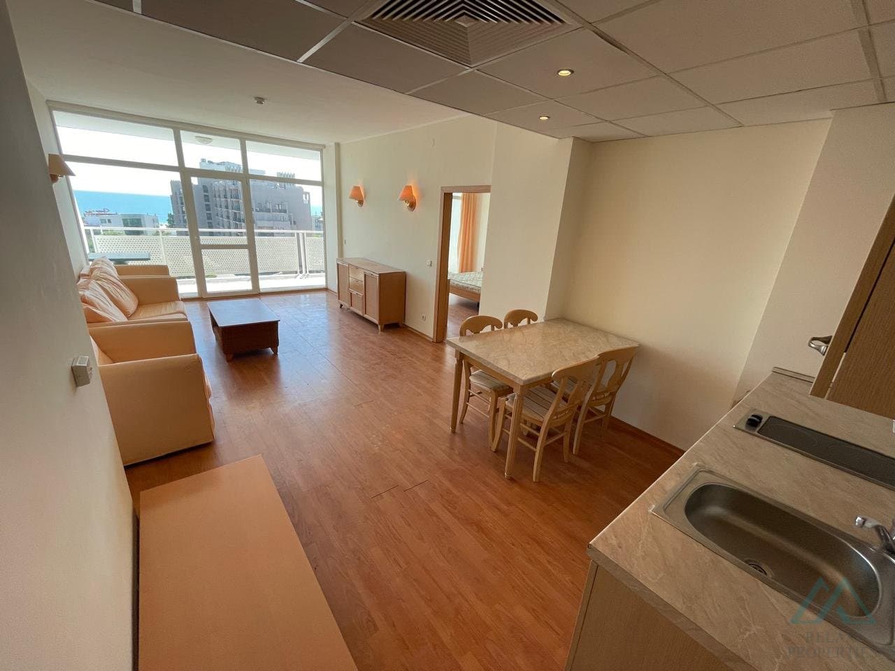 2-izbový apartmán s výhľadom na more, 200 m od pláže – Slnečné pobrežie - foto 13