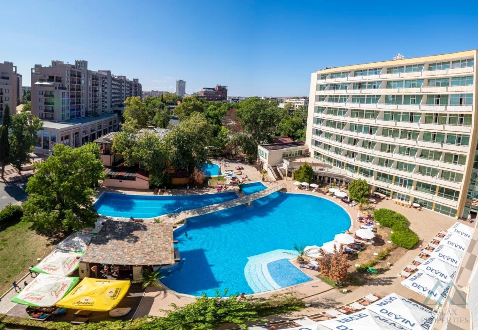 Apartmán s výhľadom na more a bazén, 200 m od pláže – Slnečné pobrežie - foto 35