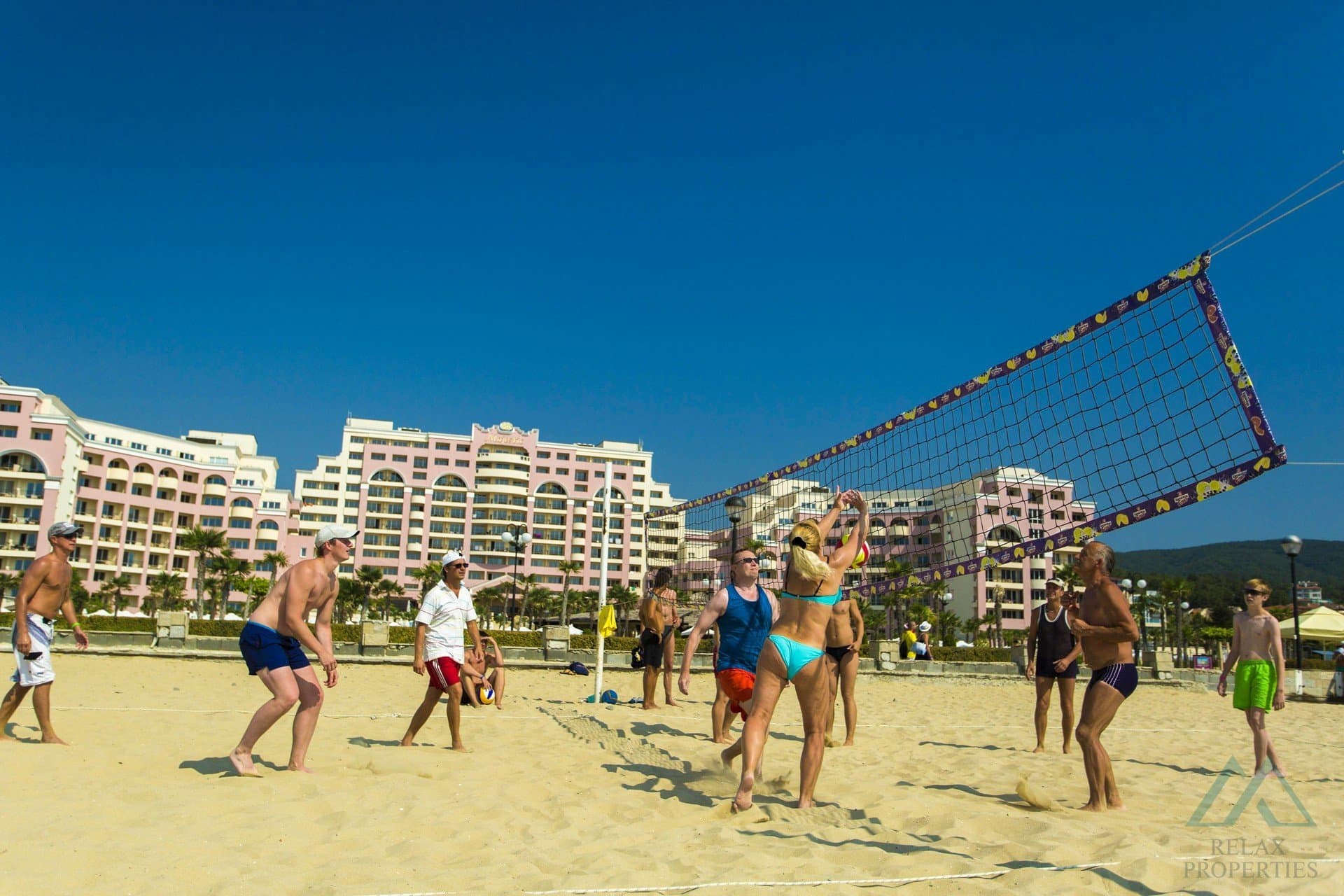 2 izbový apartmán s výhľadom na more, prvá línia, 4* DIT Majestic Beach Resort, Slnečné pobrežie - foto 22