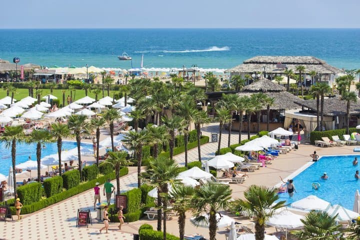 2 izbový apartmán s výhľadom na more, prvá línia, 4* DIT Majestic Beach Resort, Slnečné pobrežie - foto 28