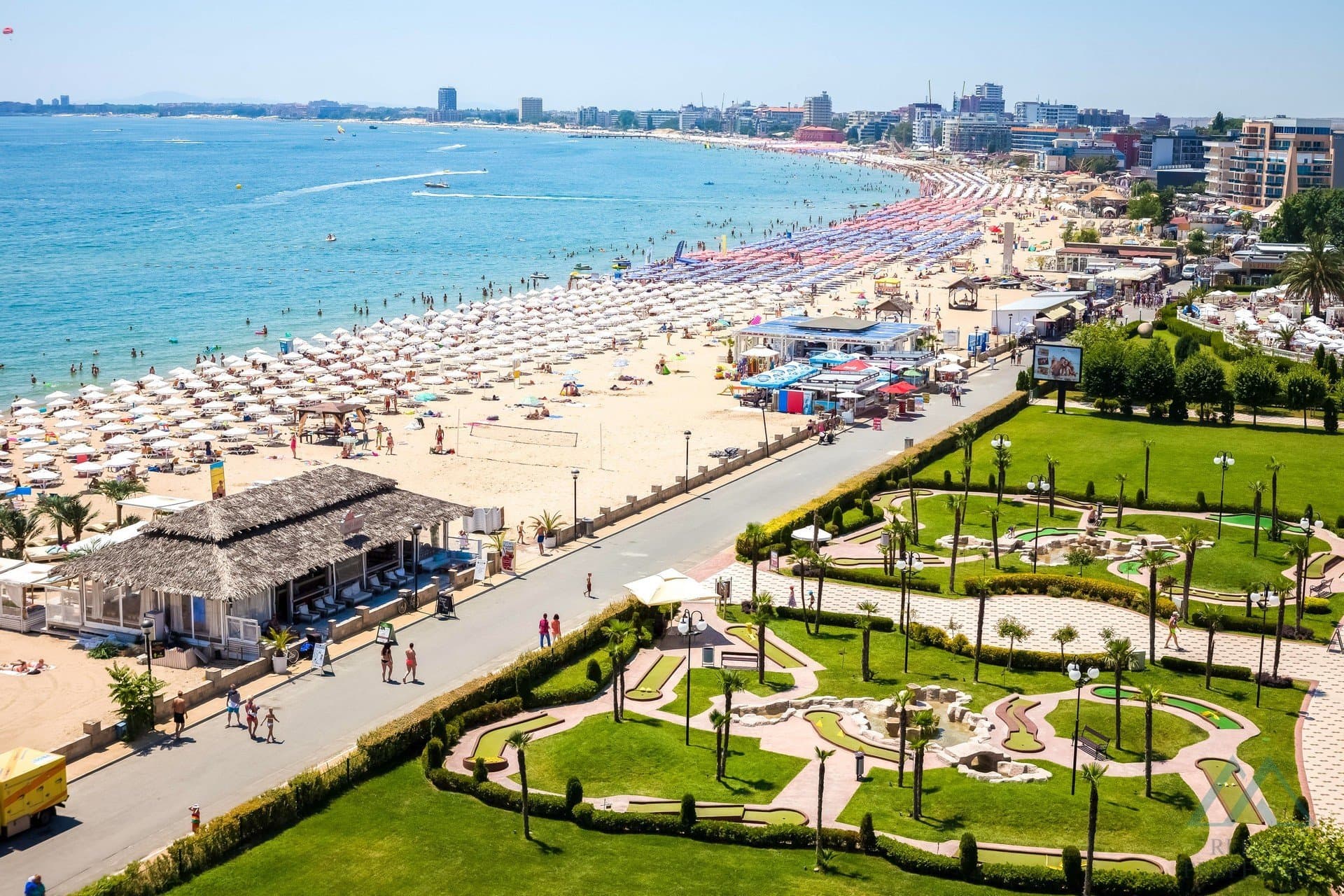 2 izbový apartmán v 4* DIT Majestic Beach Resort, prvá línia pri mori, Slnečné pobrežie - foto 27
