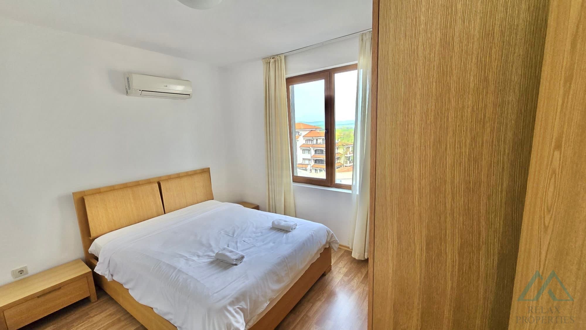 Svetlý 2- izbový apartmán s výhľadom na bazén, 4* Vineyards SPA Resort, Aheloy - foto 7