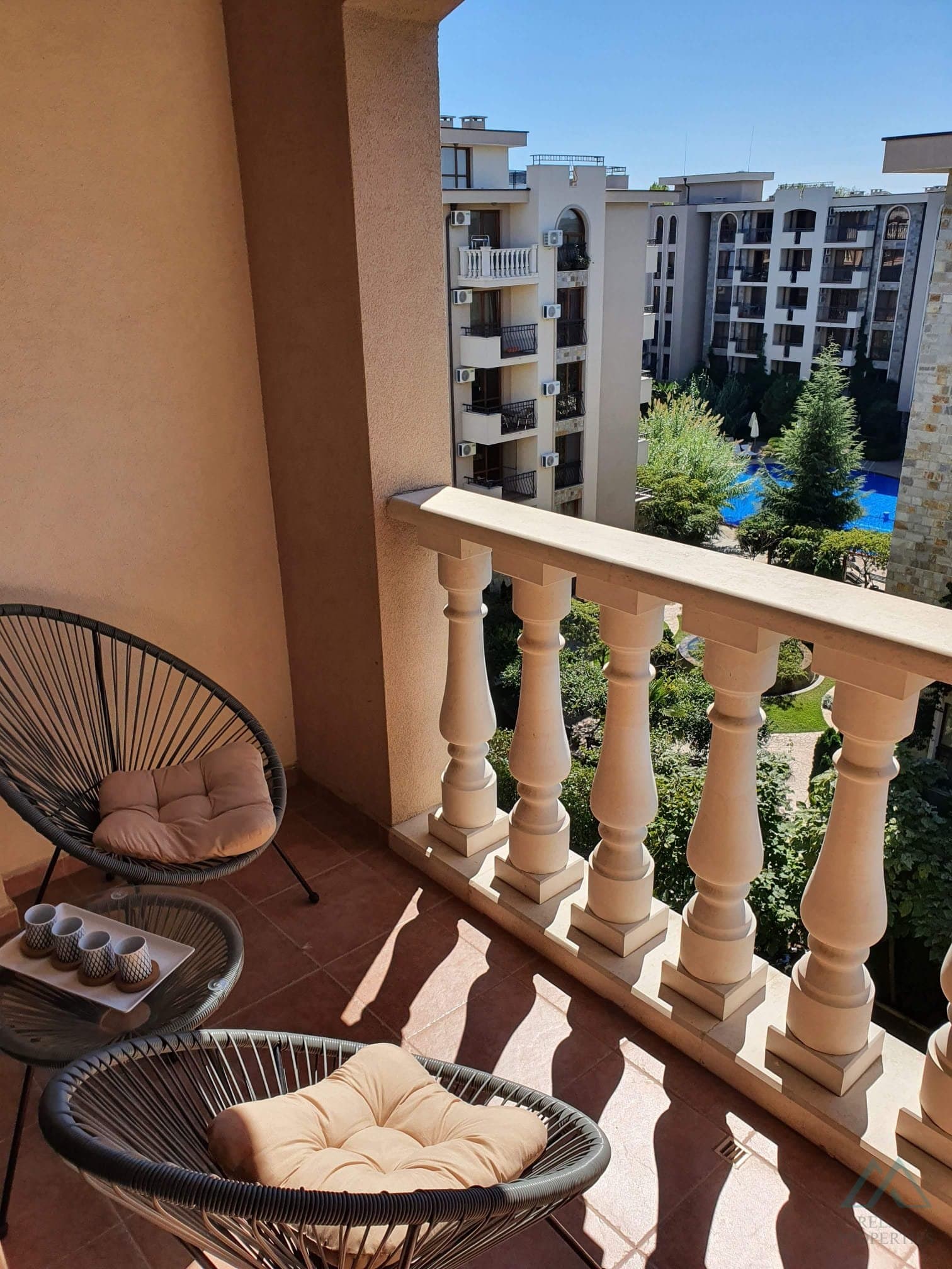 Apartmán v rodinnom komplexe Cascadas Family Resort, 500m od mora, Slnečné pobrežie - foto 8