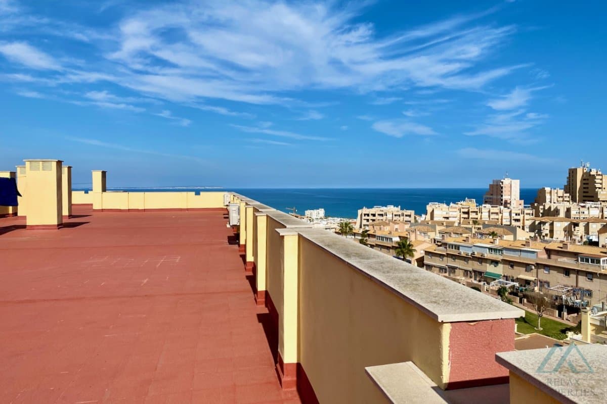Apartmán s presklenou terasou a výhľadom na more v komplexe Torresol, La Mata, Španielsko - foto 16