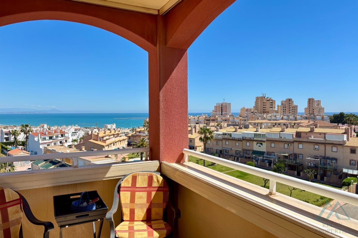 Apartmán s presklenou terasou a výhľadom na more v komplexe Torresol, La Mata, Španielsko - foto 21