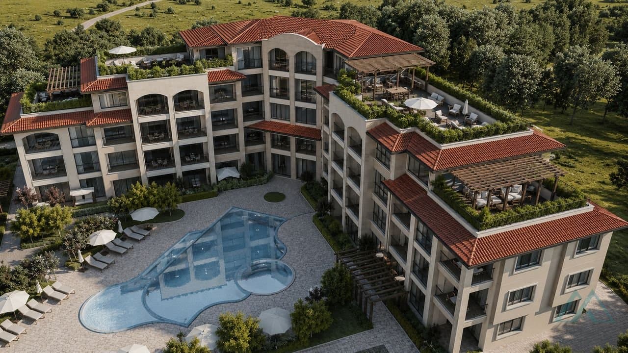 Nové apartmány priamo od developera v prestížnom rezidenčnom komplexe Holiday Resort v Sveti Vlas, Bulharsko - foto 24
