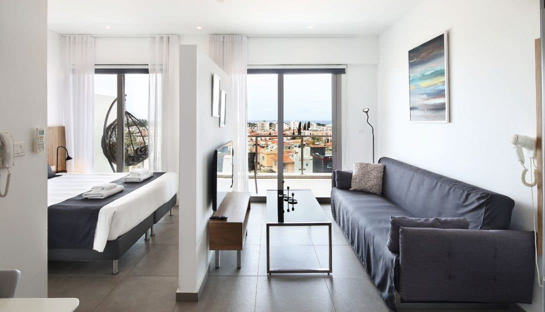 Štúdiový apartmán na predaj v Kato Paphos, Cyprus - 4